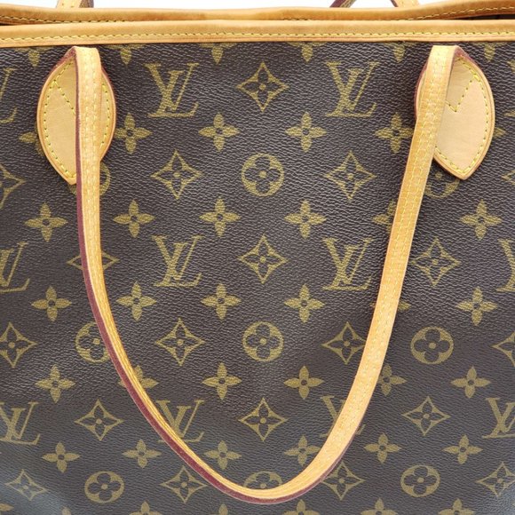 100% Authentic Louis Vuitton Neverfull MM Monogram Tote Bag - Picture 4 of 16